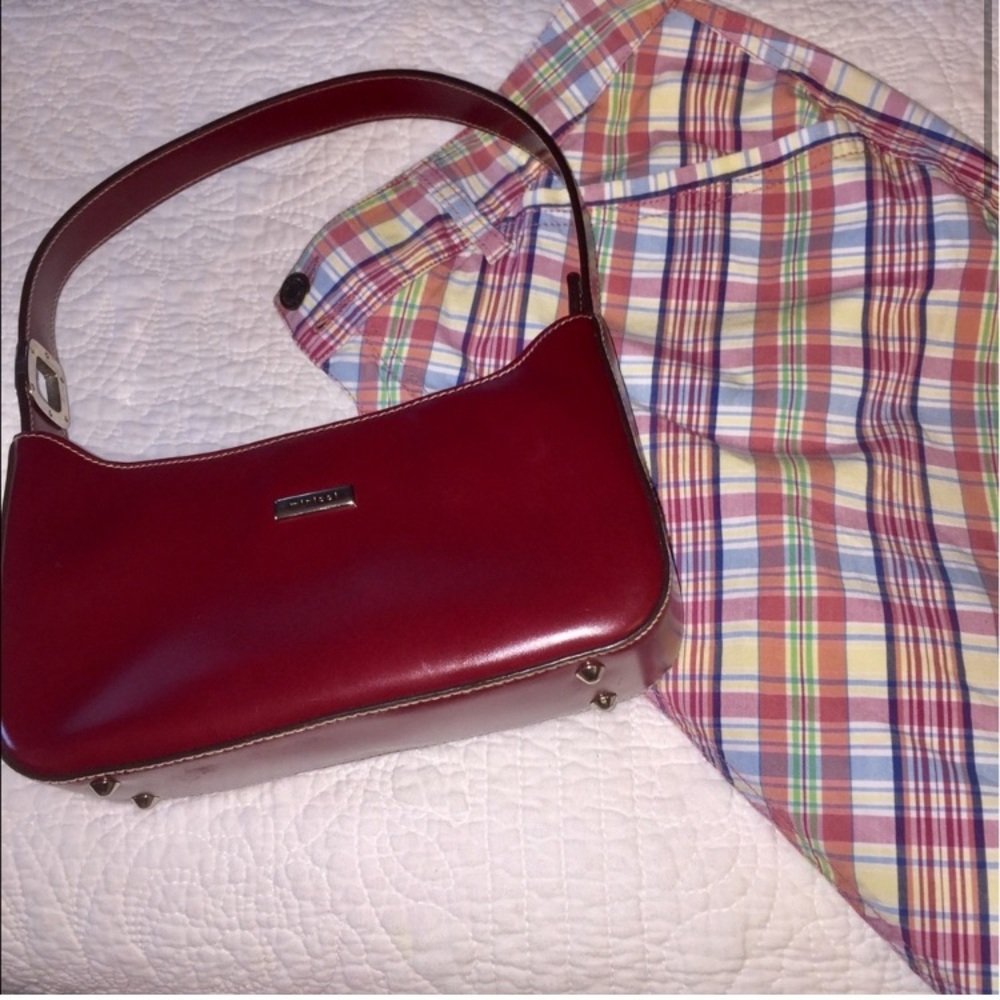 Nine West Burgundy Vegan Purse